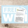 Wall4stickers Free WiFi Window Sign Vinyl Sticker Graphics Cafe Shop