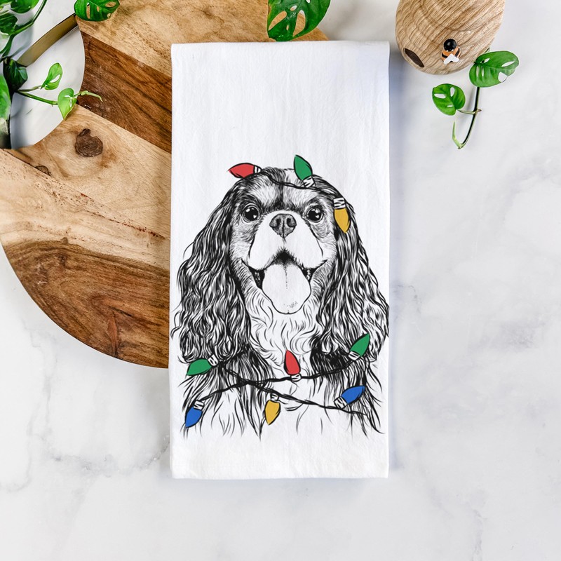 Inkopious Christmas Lights Brandy The Cavalier King Charles Spaniel Tea