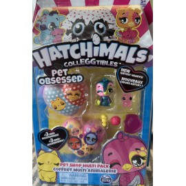HATCHIMALS COLLEGGTIBLES Pet Obsessed Pet Shop Multi Pack New Hatchy Hearts  NEW
