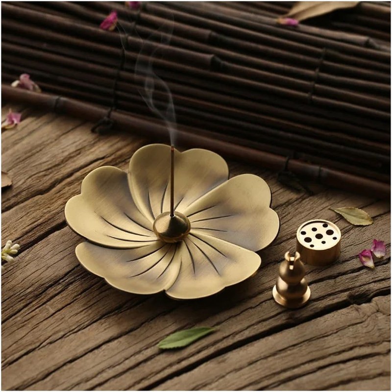YJRUNFU Incense Stand, Incense Stand, Ash Spill Proof, Incense Burner,