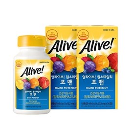 Natural Life Alive Alive Once Daily For Men 30 Tablets (2 bottles) / 네츄럴라이프얼라이브 얼라이브 원스데일리 포맨 30정 2병