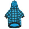 GreenJoy Plaid Dog Sweaters Hoodies Sweatshirts for Dogs Cats, Warm