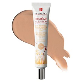 Erborian BB Cream with Ginseng, Fair (Clair) - Lightweight Buildable Coverage with SPF 20 & Ultra-Soft Matte Finish Minimizes Pores, Blemishes & Imperfections - Korean Face Makeup & Skincare - 1.5 Oz