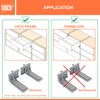 TOUCH Undermount Drawer Slides, Self-Soft Close (1 Pair, 15 Inch