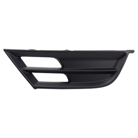 TRQ Front Left Fog Light Hole Cover Black Drivers Side Compatible with 2015-2017 Chrysler 200 CH1038178