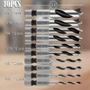 10PCS Brad Point Drill Bit Set for Woodworking, HSS 1/4"