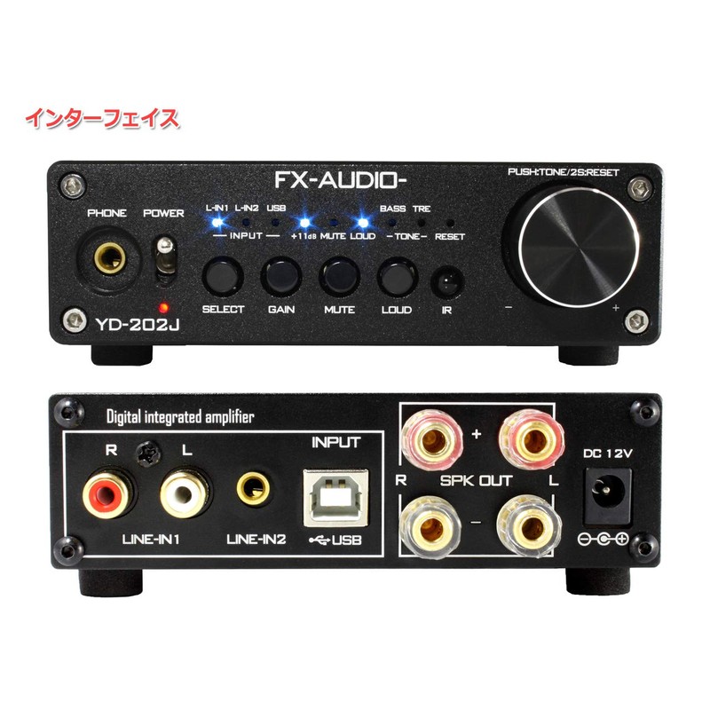 FX-AUDIO- YD-202J YDA138 Digital Amplifier IC with Dual Mono Drive