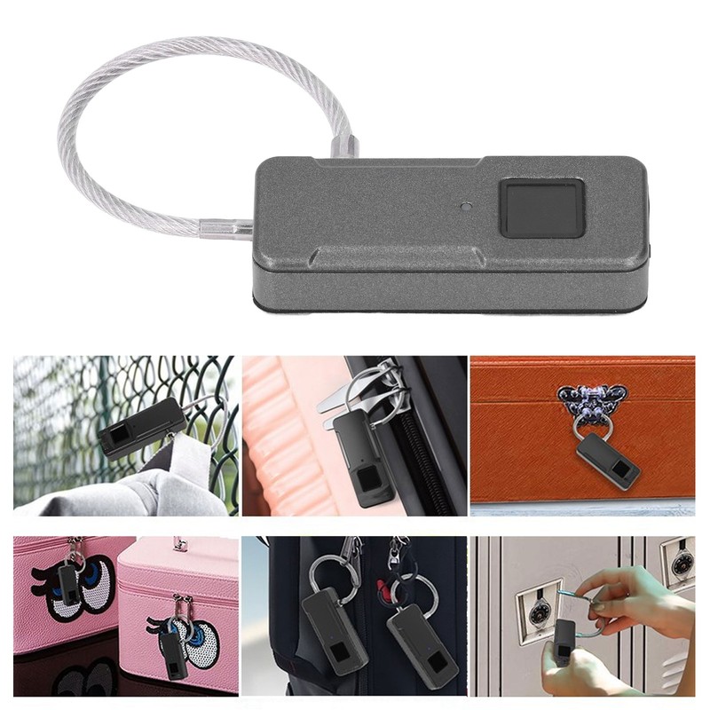 Fingerprint Padlock Fast Identification Safe Reliable 10 Fingerprints Low Power