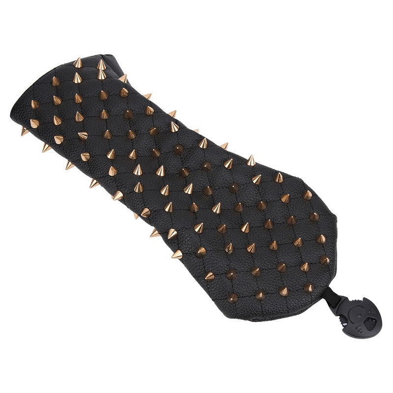Rivet Wooden Club Protection Headcover Unique PU Waterproof Golf Putter
