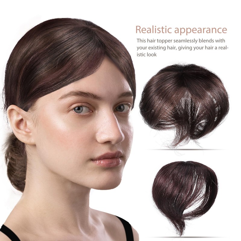 Frcolor Women's Crown Wig, One-touch Hair Extension, Partial Wig, Circular,