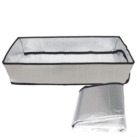 Drhomeam Attic Stairway Insulation Cover 25" x 54" x 11" Aluminum R-14 Attic Stairway Insulation Cover