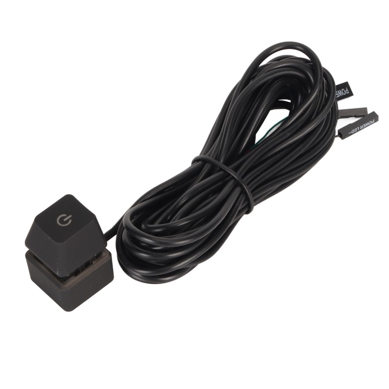 PC Power Switch Blue Switch Mechanical Key Backlit Plug and
