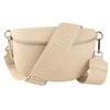 MIRROSI® Women's Bum Bag, Genuine Leather, Made in Italy, Shoulder