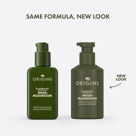 Origins Mega-Mushroom Lightweight Moisturizer | Hydrates, Visibly Reduces Redness & Strengthens Skin | With Reishi Mushroom, 3.4 Fl Oz