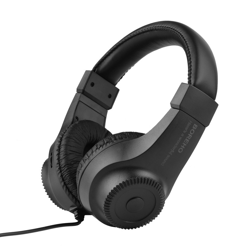 Wired Headset Self Adjusting Headband 6.5mm Single Jack Stereo Monitor