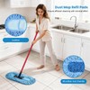 Ndoge 3 Pack Dust Mop Replacement Head for O-Cedar Dual-Action