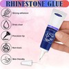 QOGIR Jewelry Adhesive Glue with Flatback Crystal Rhinestones kit, 6