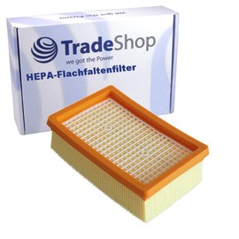 Flat Pleated Filter/Lamellar Filter/HEPA Filter for Kärcher WD6 P Premium EU II - Specific Vac Car Vac WD4 EU II - Specific Vac