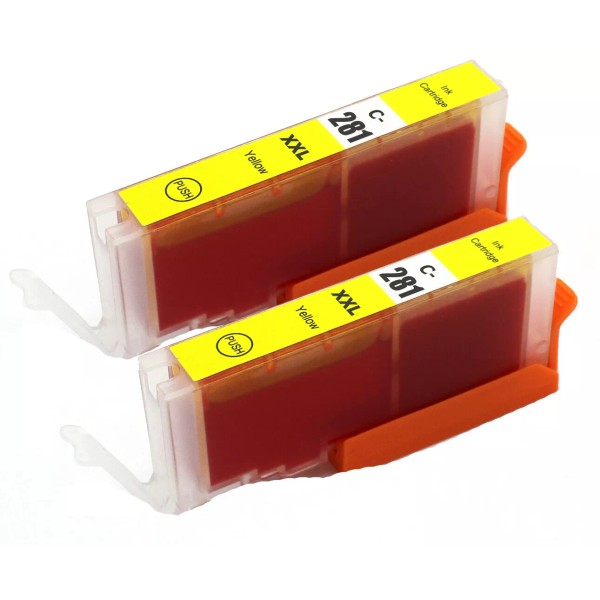 Unbranded/Generic YELLOW Printer Ink for Canon CLI-281 XXL Pixma TR8620