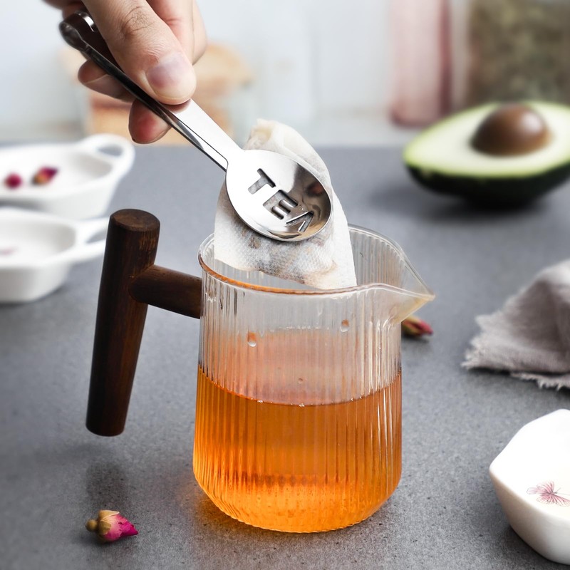 Tea Bag Coaster Set of 6 White Ceramic Tea Bag