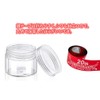 seimeinoki Silver Tape Storage Case, Tape Storage, Transparent, Divided Round