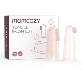 Momcozy cepillo de dientes de dedo de silicona para bebé