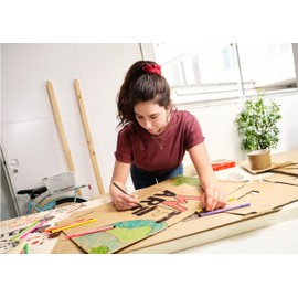 Premium Fibre-Tip Pen - STABILO Pen 68 - Pack of 10 - Papaya