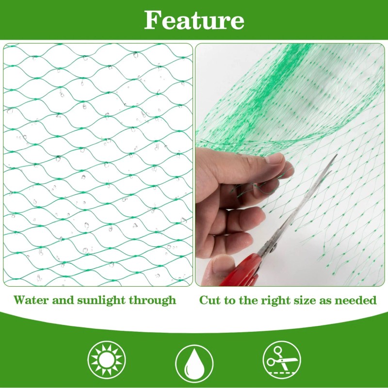 Bird Netting for Garden Garden Netting Pest Barrier,Cicada Netting Protect