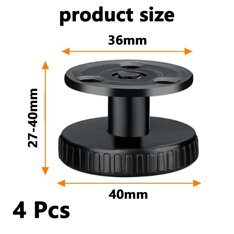 Wjelet 4 Pcs Anti Shake Headboard Stoppers, Adjustable Threaded Bed