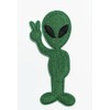 Embroidered Iron On Patch - Alien