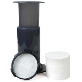 Bake Choice 500-Count Replacement Paper Filters - Round Disposable Coffee Filters Paper Compatible with Aeropress Coffee Makers