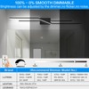 SOLFART Bathroom Vanity Light Dimmable Modern Matte Black Bathroom Light