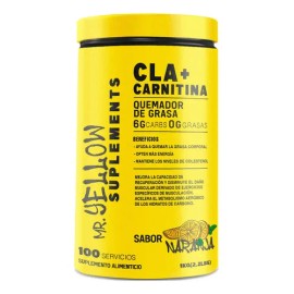 Mr. Yellow Cla  Carnitina 1kg 100 Servs Naranja                                                                                                       