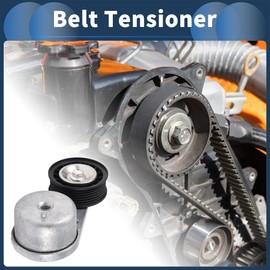 X AUTOHAUX Belt Tensioner Drive Belt Tensioner Pulley Assembly for Ford for Astra 2001-2011 V6 4.0L Petrol No.6L2E6B209CC/5632697 Metal 1 Pcs