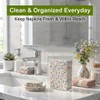 Acrylic Napkin Holder, Vertical Clear Guest Towel Holder, Waterproof Countertop