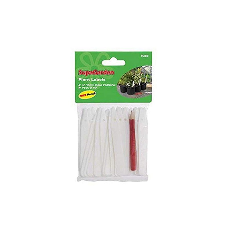 Plant Label Flower Label Kit SupaGarden Plant Labels & Pencil