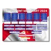 England Edition 2024 Tournament Wallchart - A2 Wallchart (42cm x