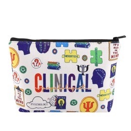 PXTIDY Psychology Mental Health Gifts Psychology Makeup Bag Clinical Psychologist Gift Psychology Therapist Gifts