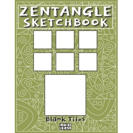 Zentangle Sketchbook: Blank Tiles Journal for Patterns, Tangles and Doodles, Empty Grids for Arts & Crafts Drawings