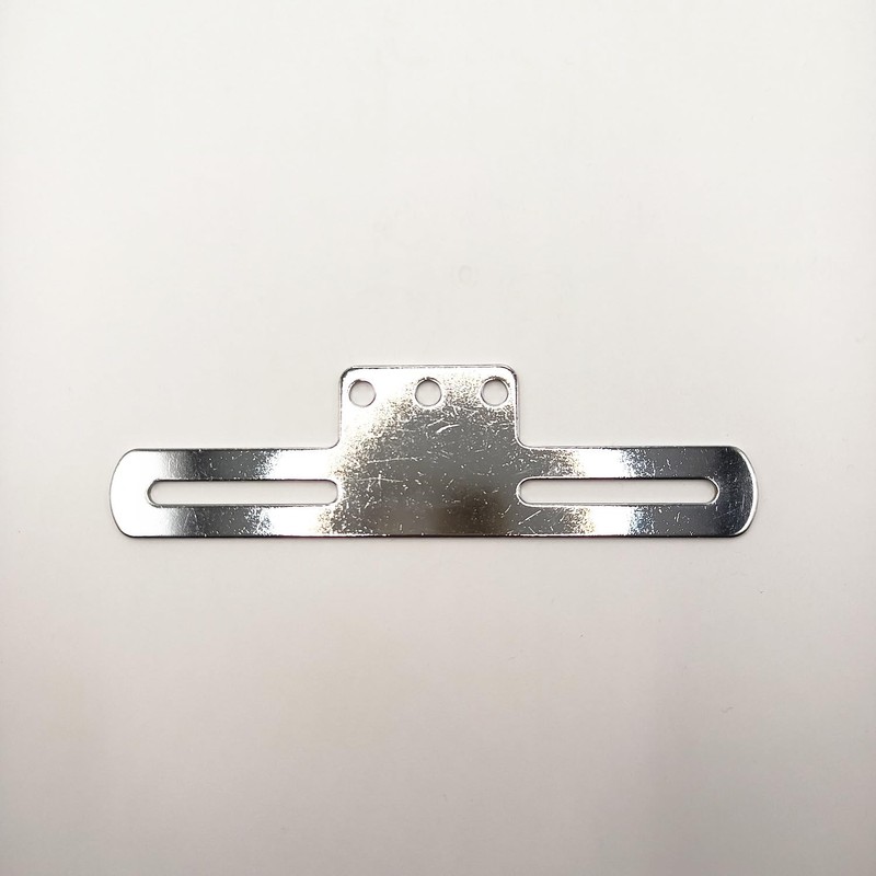1Pcs Silver Metal Easy Installation Motorcycle License Plate Holder Frame,Universal
