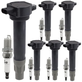 Ignition Coil Pack 04606869AB with Iridium Spark Plug Set of 6 Compatible with Chrysler Sebring 2.7L 3.5L 2006-2010 Town & Country 300 For Dodge Avenger Challenger Charger Stratus Nitro Magnum