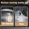 YUNYU Umbrella Windproof Strong, 12 Ribs Auto Open & Close