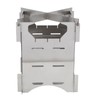 Portable Stainless Steel Folding Wood Burning Stove Mini Cooker for
