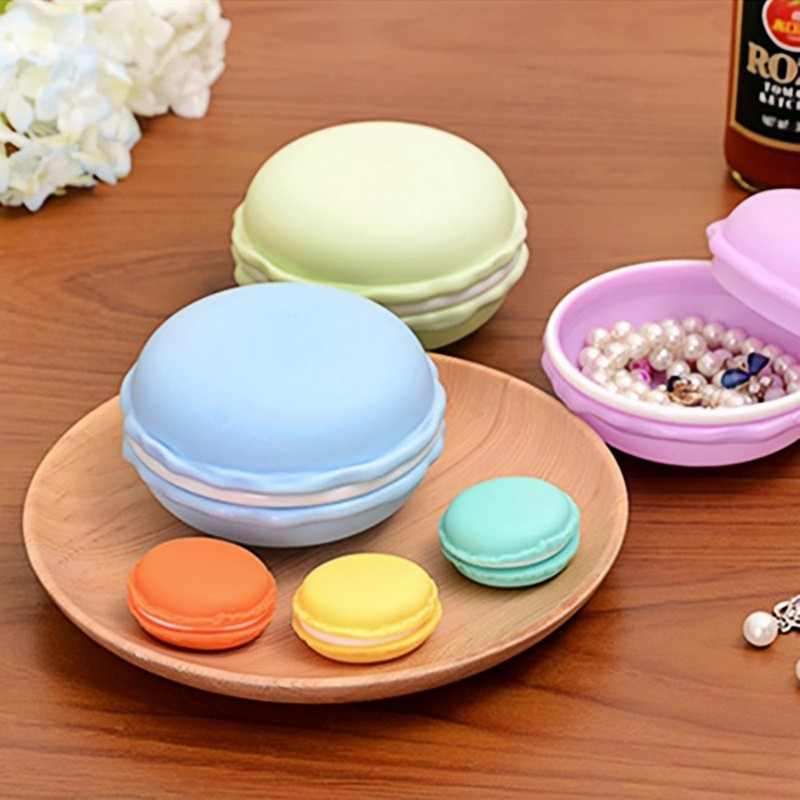 HAN SHENG - 4 cajas de almacenamiento de macaron gigante