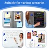 DUJEQM Fridge Magnets 30PCS Blue, Strong Magnet Mini Round Decorative