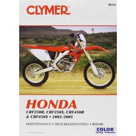 Clymer Honda CRF250R, CRF250X, CRF450R & CRF450X (2002-2005)