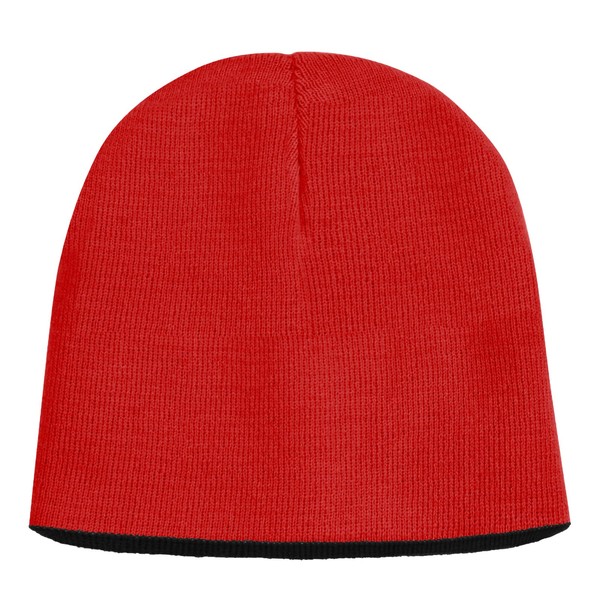 ZOORON 1 Pack Unisex Beanie for Men Women Reversible Winter