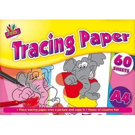 Buy 1 GET 1 Free A4 TRACING Paper 60 Sheets PAD Fun Learning School Office Fun