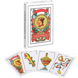 Baraja original de cartas españolas, tarjetas Briscas Puerto Rico, naipes españoles, naipes mexicanos, juego de cartas mexicanas (2)