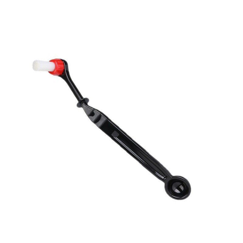 Coffee Machine Cleansing Brush Long Handle Bend Head Nylon Brush